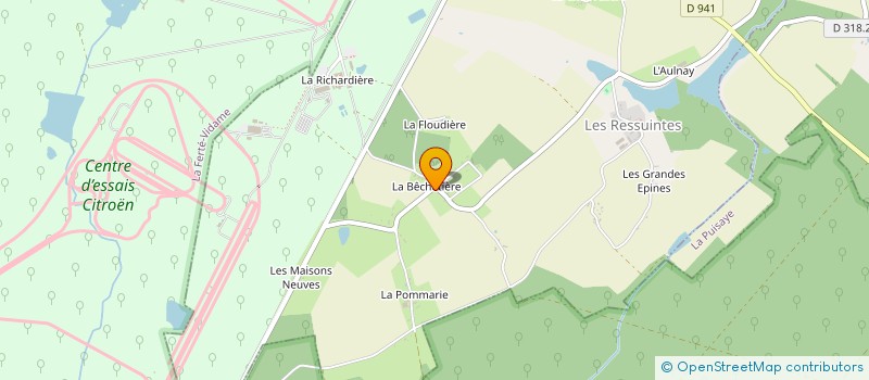 localisation de l'entreprise SCI MANHEY à LES RESSUINTES
