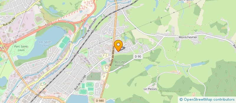 localisation de l'entreprise SCI MANI  BLANZY