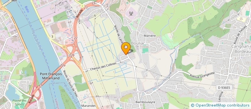 localisation de l'entreprise SCI MANI  BOULIAC