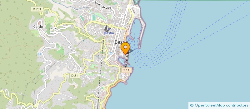 localisation de l'entreprise SCI MANI à BASTIA