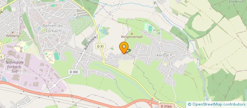 localisation de l'entreprise SCI MANI  BEHREN-LES-FORBACH