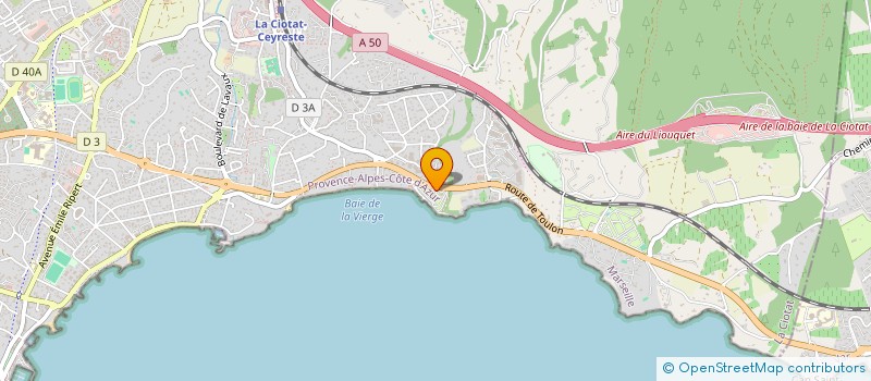 localisation de l'entreprise SCI MANI  LA CIOTAT