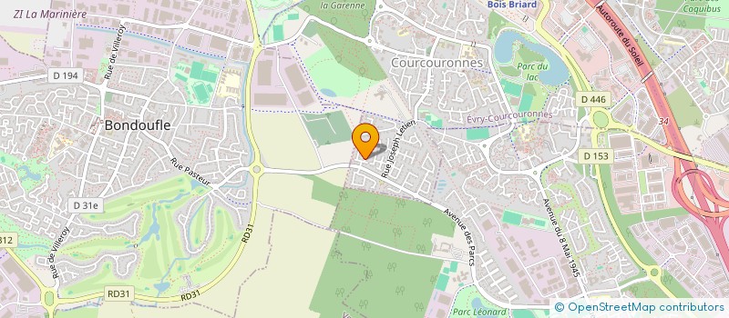 localisation de l'entreprise SCI MANI  EVRY-COURCOURONNES