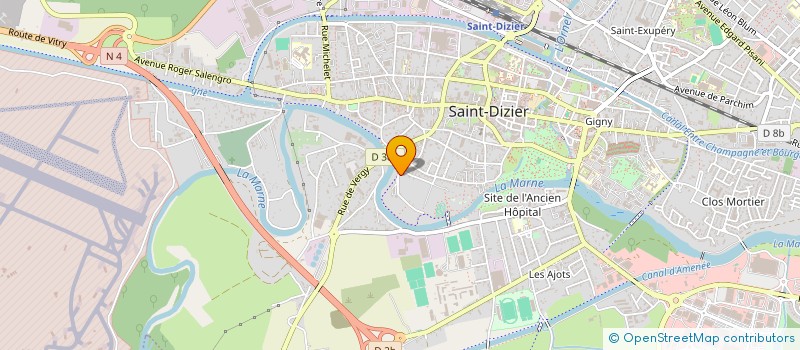 localisation de l'entreprise SCI MANIA-MARNE à SAINT-DIZIER