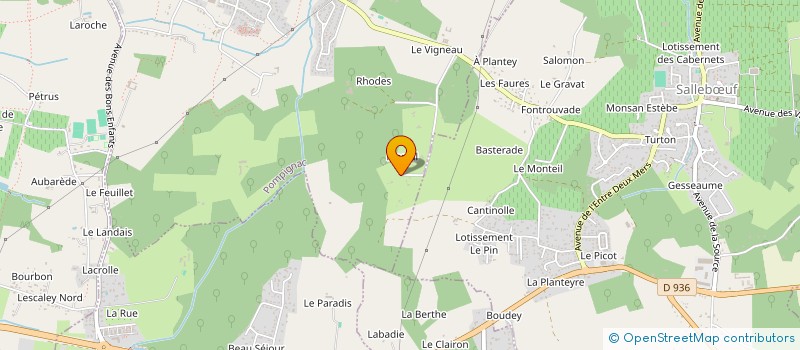 localisation de l'entreprise SCI MANIALIMMO  POMPIGNAC