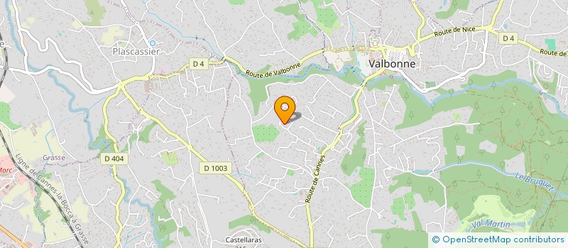 localisation de l'entreprise SCI MANIC à VALBONNE