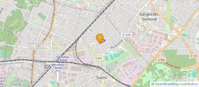 localisation de l'entreprise SCI MANIC à STAINS
