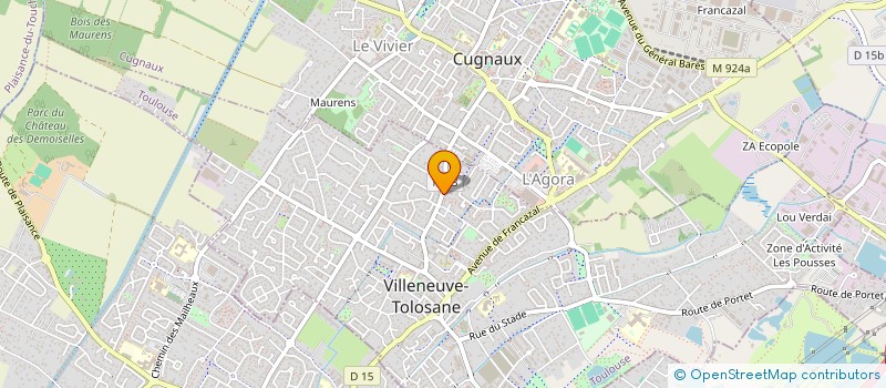 localisation de l'entreprise SCI MANICA à VILLENEUVE-TOLOSANE