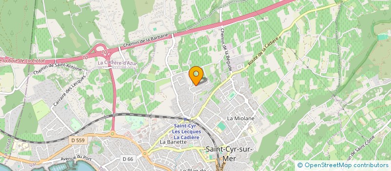 localisation de l'entreprise SCI MANICLEM à SAINT-CYR-SUR-MER