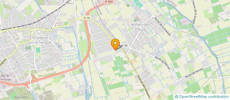 localisation de l'entreprise SCI MANICO  ENTRAIGUES-SUR-LA-SORGUE