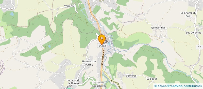 localisation de l'entreprise SCI MANIDA  LES EPARRES