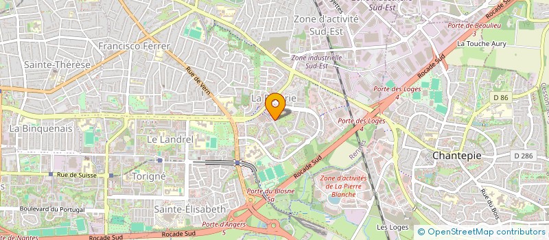 localisation de l'entreprise SCI MANIDAE  RENNES