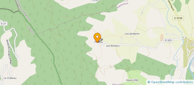 localisation de l'entreprise SCI MANIDI  ASPREMONT