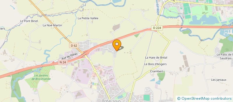 localisation de l'entreprise SCI MANIERE  BREAL-SOUS-MONTFORT