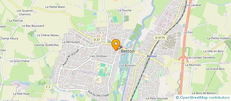 localisation de l'entreprise SCI MANIERE  BETTON