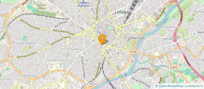 localisation de l'entreprise SCI MANIG à LIMOGES