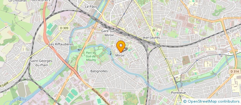 localisation de l'entreprise SCI MANIGA  LE MANS