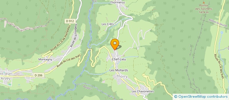 localisation de l'entreprise SCI MANIHI  SAINT JEAN D'ARVEY