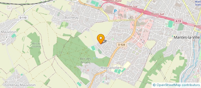 localisation de l'entreprise SCI MANIK  LIMAY