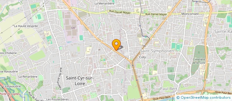 localisation de l'entreprise SCI MANIL  SAINT-CYR-SUR-LOIRE