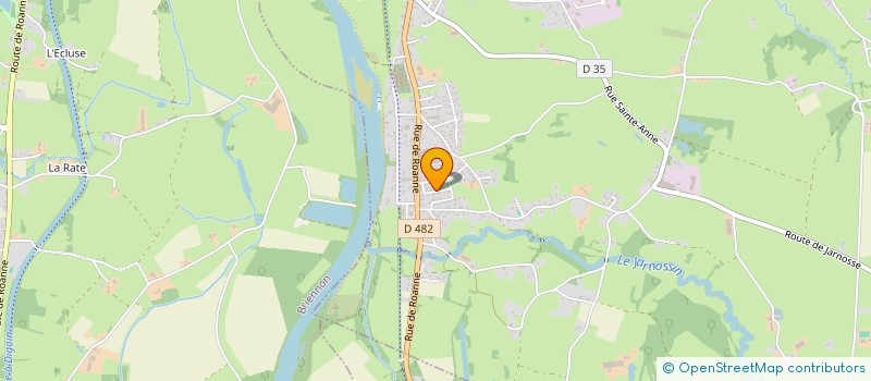 localisation de l'entreprise SCI MANILANE  POUILLY-SOUS-CHARLIEU