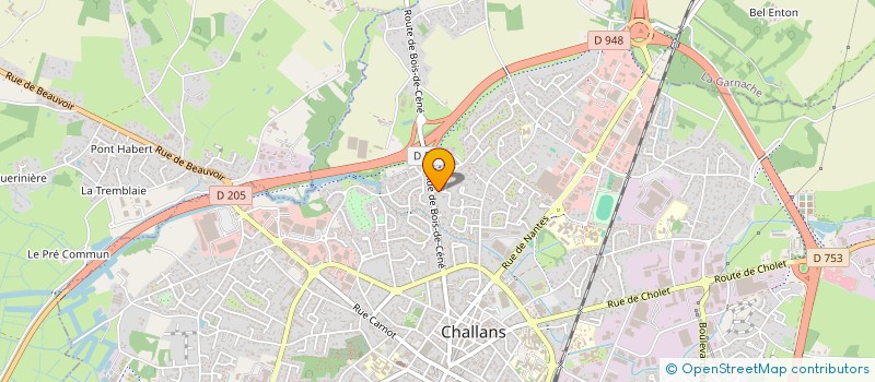 localisation de l'entreprise SCI MANILOVA à CHALLANS
