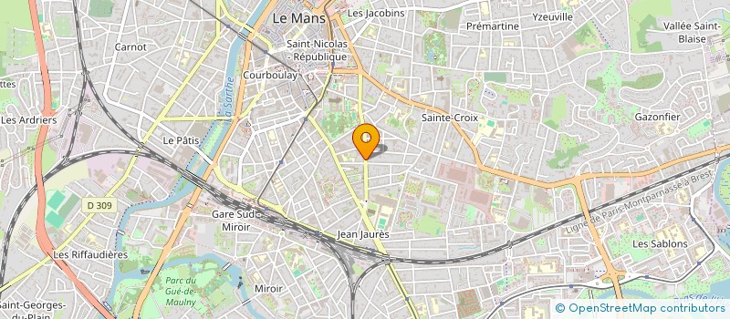 localisation de l'entreprise SCI MANIMMO  LE MANS