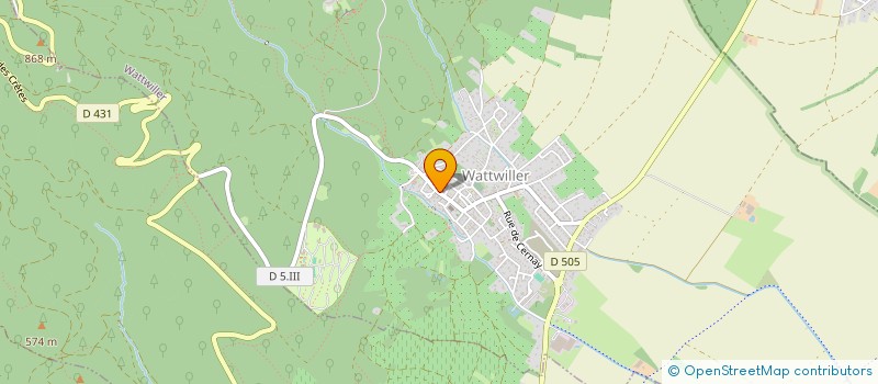 localisation de l'entreprise SCI MANIMMO  WATTWILLER