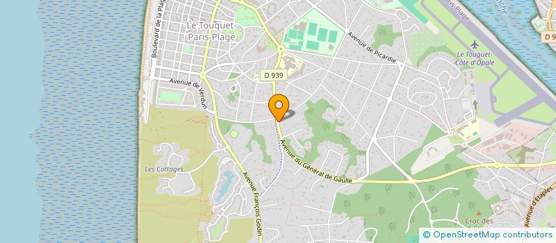 localisation de l'entreprise SCI MANIN à LE TOUQUET-PARIS-PLAGE