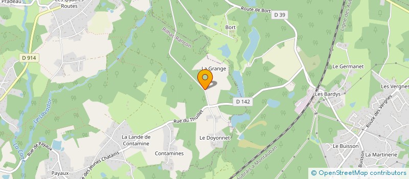 localisation de l'entreprise SCI MANIN  RILHAC-RANCON