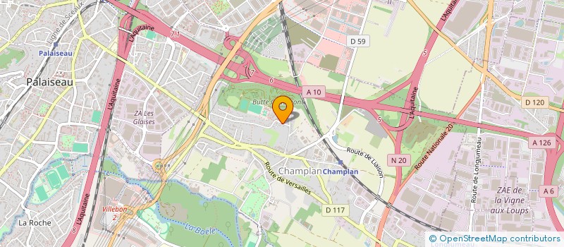 localisation de l'entreprise SCI MANIN  CHAMPLAN