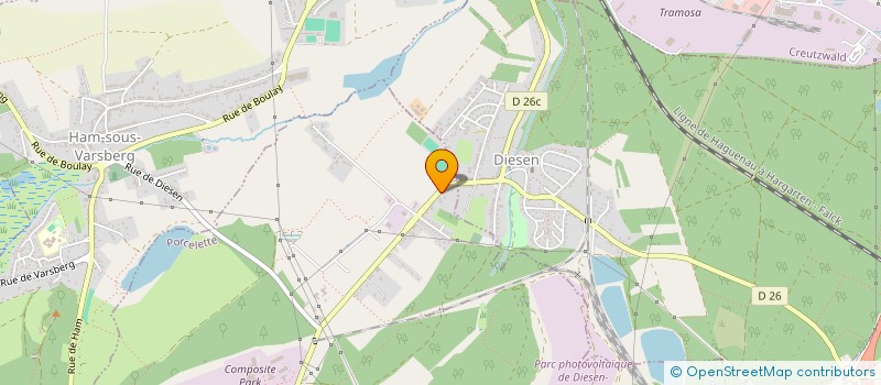 localisation de l'entreprise SCI MANINE  PORCELETTE