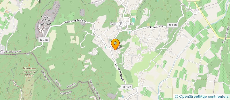 localisation de l'entreprise SCI MANINI  SAINT-RESTITUT