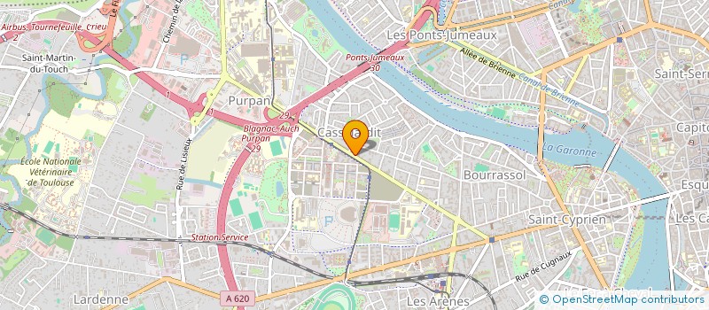 localisation de l'entreprise SCI MANIPE à TOULOUSE