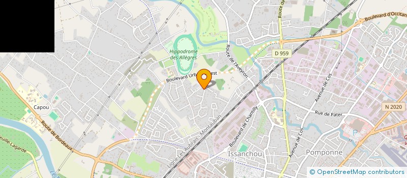 localisation de l'entreprise SCI MANIS à MONTAUBAN