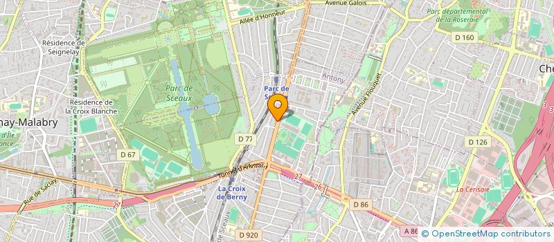 localisation de l'entreprise SCI MANISONE à ANTONY