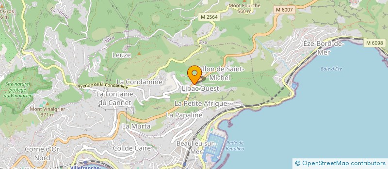 localisation de l'entreprise SCI MANISTA à VILLEFRANCHE-SUR-MER