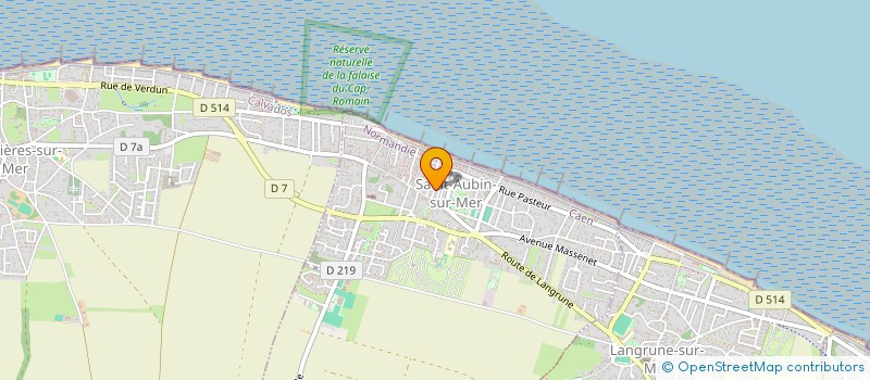 localisation de l'entreprise SCI MANITHI  SAINT-AUBIN-SUR-MER