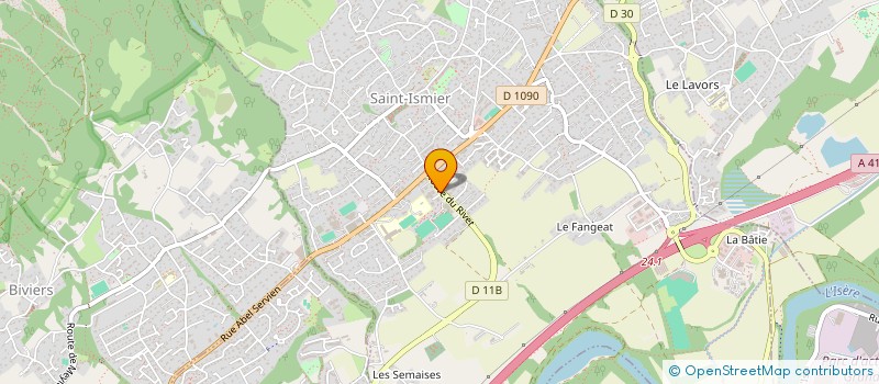 localisation de l'entreprise SCI MANIVAL à SAINT-ISMIER