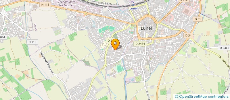 localisation de l'entreprise SCI MANIX  LUNEL