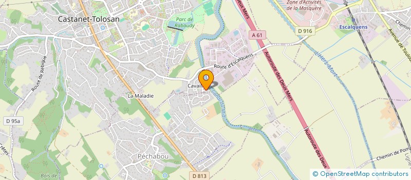 localisation de l'entreprise SCI MANIX à CASTANET-TOLOSAN