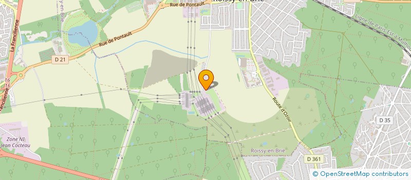 localisation de l'entreprise SCI MANJ IMMOBILIER  ROISSY-EN-BRIE