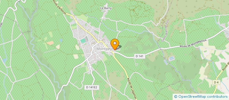 localisation de l'entreprise SCI MANKO  MONTPEYROUX