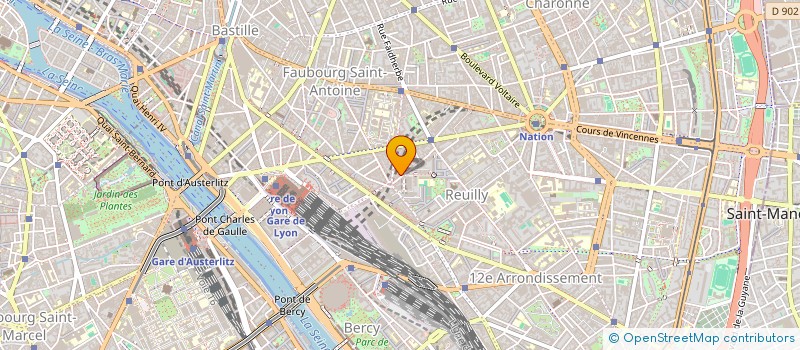 localisation de l'entreprise SCI MANLOBADE  PARIS