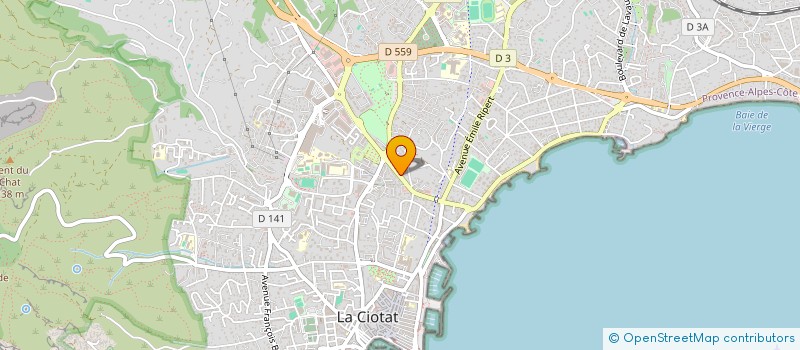 localisation de l'entreprise SCI MANLY  LA CIOTAT