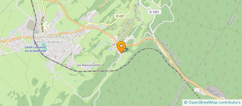 localisation de l'entreprise SCI MANMAX  SAINT-LAURENT-EN-GRANDVAUX