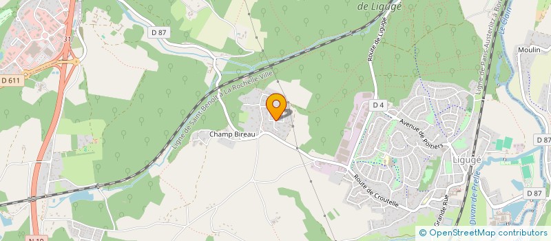 localisation de l'entreprise SCI MANMED  LIGUGE