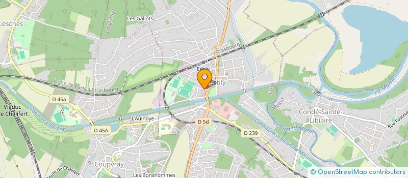 localisation de l'entreprise SCI MANN à ESBLY