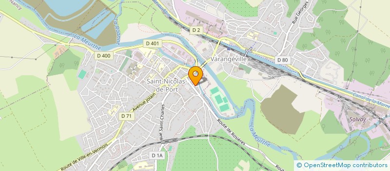 localisation de l'entreprise SCI MANN JN  SAINT-NICOLAS-DE-PORT