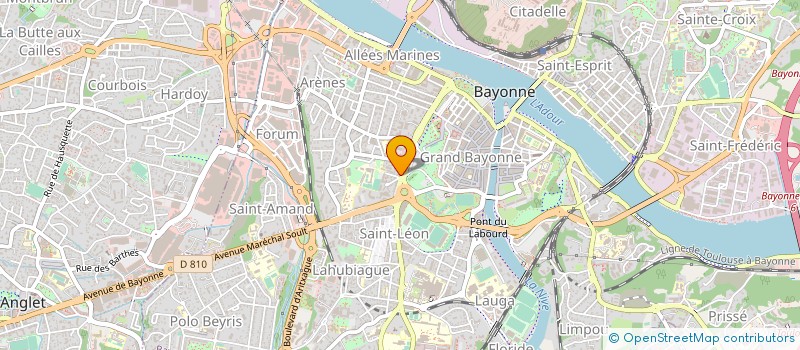 localisation de l'entreprise SCI MANNAI à BAYONNE